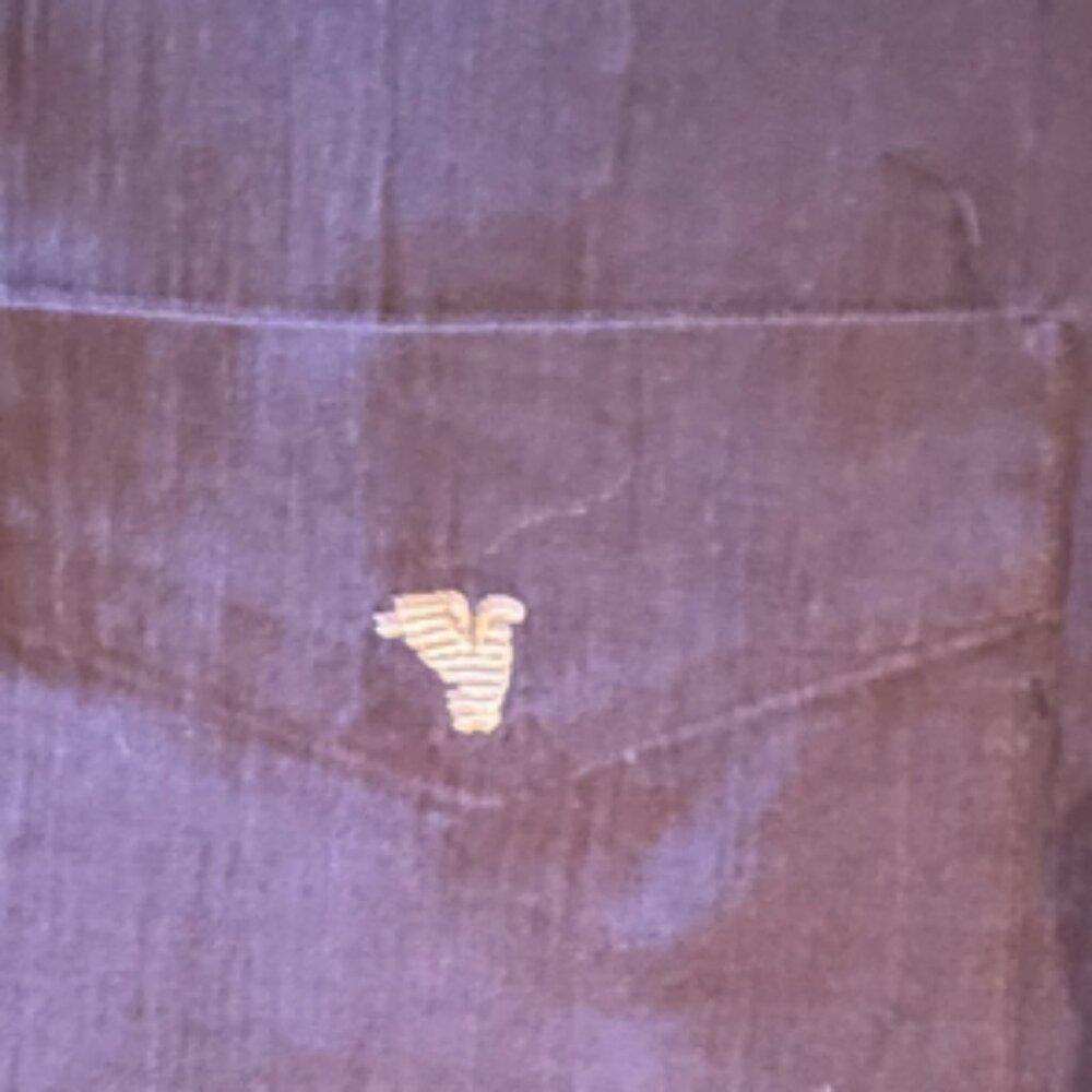 Armani deep blue shirt - Picture 4 of 5
